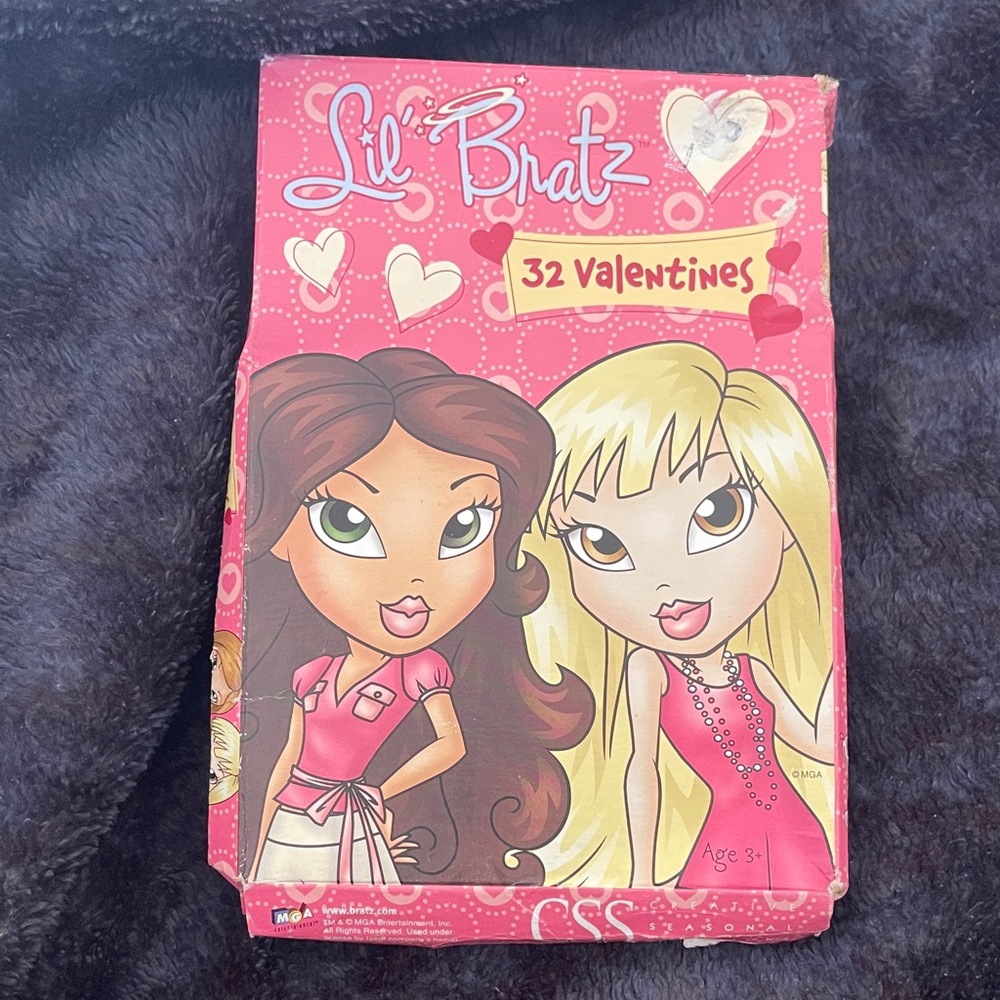 Vintage Lil' Bratz 32 Valentines Set Y2K